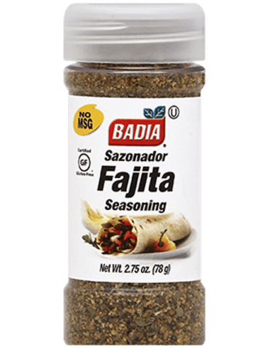 Badia assaisonnement pour fajitas 2.75oz (78g)