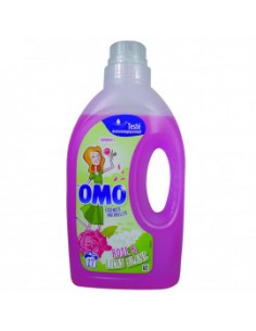 Omo - 80 lavages - Liquide OMO Lessive Rose & Lilas Blanc (Lot de
