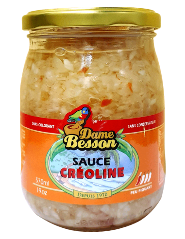 Sauce creoline 500g Dame Besson - Sauce piquante et creole sur